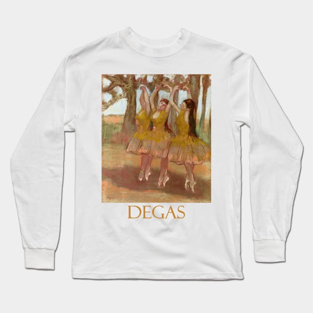 A Grecian Dance by Edgar Degas Long Sleeve T-Shirt by Naves